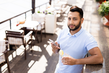 Guy relaxingの写真素材