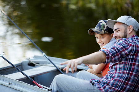 Fishing on the boat