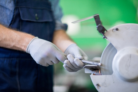 Polishing iron detailの写真素材