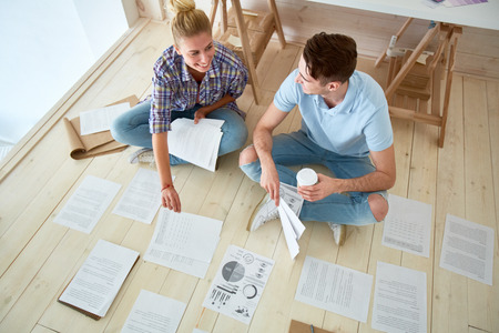 Youth working in studio