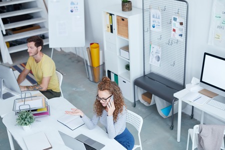 Modern woman at work
