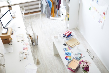 Modern fashion studioの写真素材