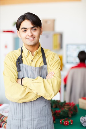 Guy in apron