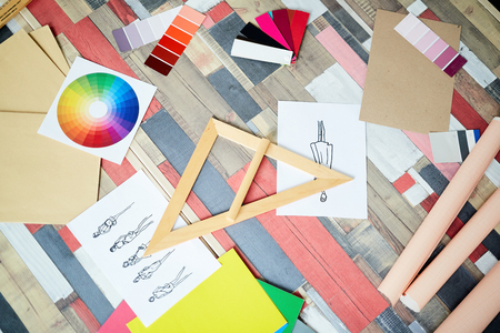 Creative space of designerの写真素材