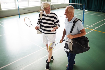 Leaving leisure centerの写真素材