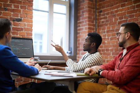 Engineers at workの写真素材