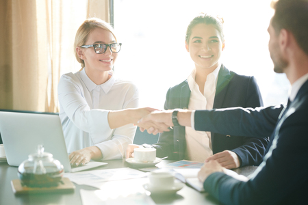 Gesture of agreementの写真素材