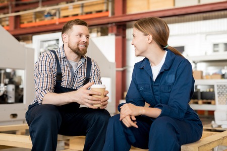 Chatting by drinkの写真素材