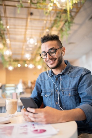 Mobile guyの写真素材