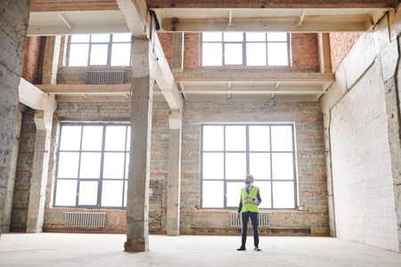 Foreman at workの写真素材