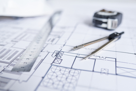Sketch of constructionの写真素材