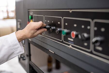 Twisting knob of control panel