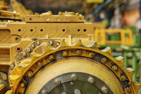 Detail of metal machinery