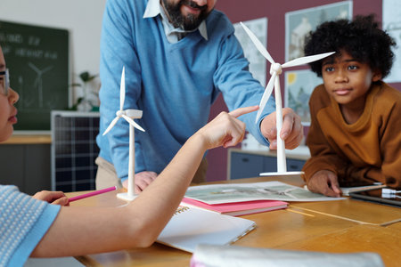 Teaching Sustainable Energy Concepts to Young Studentsの写真素材