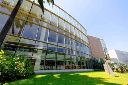Facade of University Cultural Center in National University of Singapore (NUS)のeditorial素材