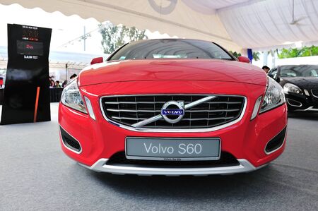 SINGAPORE - JUNE 12: Volvo S60 sedan at Formula Drift Singapore 2011 on June 12, 2011 in Singapore.のeditorial素材