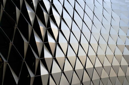 Diamond shapes metallic texture and backgroundの写真素材