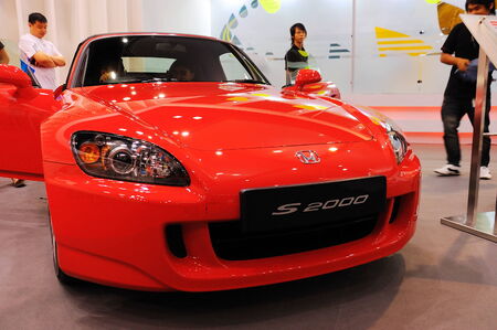 SINGAPORE - OCTOBER 04: Honda S2000 sports car on display during Singapore Motorshow October 04,...