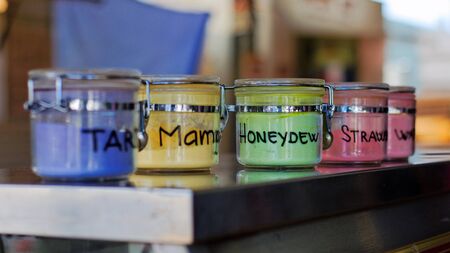 Fruit flavoring powderの写真素材