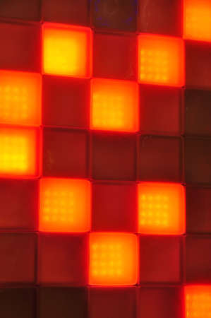 Tiles with orange lightの写真素材
