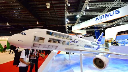 SINGAPORE - FEBRUARY 16:  at Singapore Airshow February 16, 2016 in Singapore