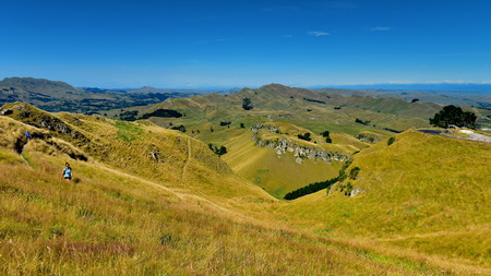 Te Mata Peak and surrounding landscape in Hastings, Hawkes Bay, New Zealand