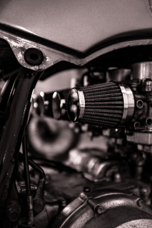 Cafe racer filter pods