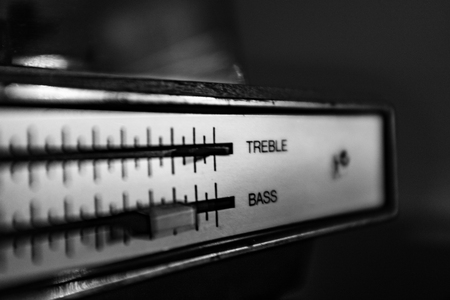 Vintage record playerの写真素材
