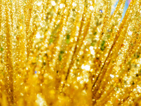 Abstract soft-focused glittering and shiny bokeh background.の写真素材