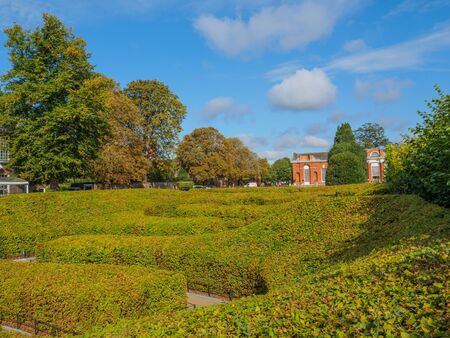 LONDON, UK - SEPTEMBER 12, 2017: View of Kensington Gardens in London, UK on a sunny day.のeditorial素材