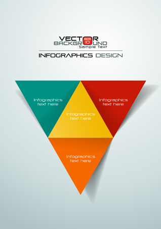 Modern Infographic Template Background, Vector Illustrationのイラスト素材
