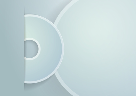 Paper Circles Design Background, Vector Illustrationのイラスト素材