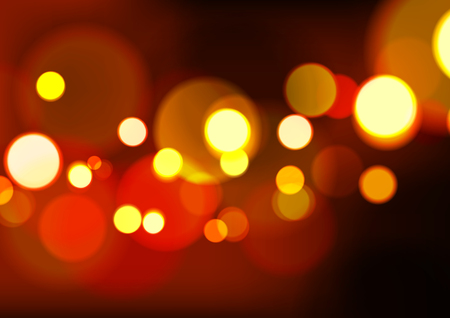 Abstract Christmas Lights Background, Vector Illustrationのイラスト素材