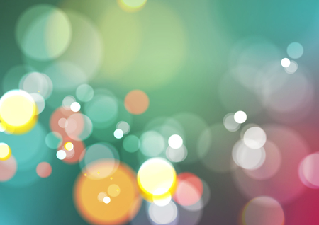 Abstract Bokeh Light Vintage Background, Vector Illustrationのイラスト素材