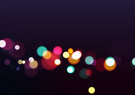 Abstract Christmas Lights Background, Vector Illustrationのイラスト素材