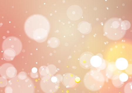Abstract Bokeh Light Vintage Background, Vector Illustrationのイラスト素材