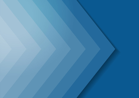 Blue background with angle arrow template, Vector illustrationのイラスト素材