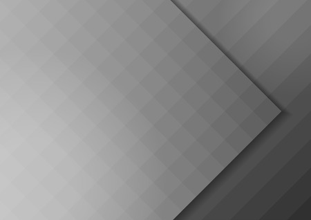 Abstract squares gray background, Vector illustrationのイラスト素材