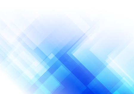 Abstract square shapes on blue background, Vector illustrationのイラスト素材