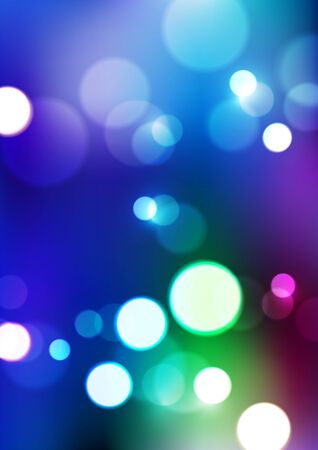 Abstract bokeh lights on blurred colors background. Vector Eps10のイラスト素材