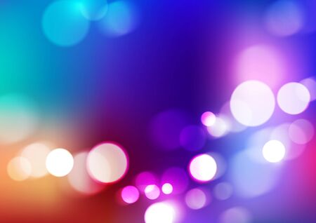 Abstract bokeh lights on colorful background. Vector Eps10のイラスト素材