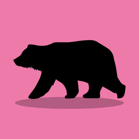 WILD, AND, FREE, BLACK, BEAR, 15, Vector, illustration, cartoon, graphic,のイラスト素材