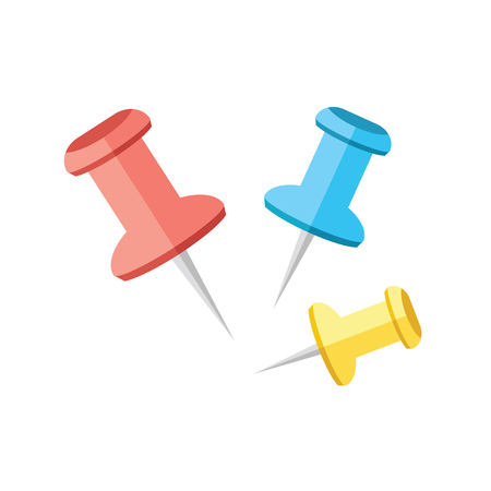 Vector Pins のイラスト素材