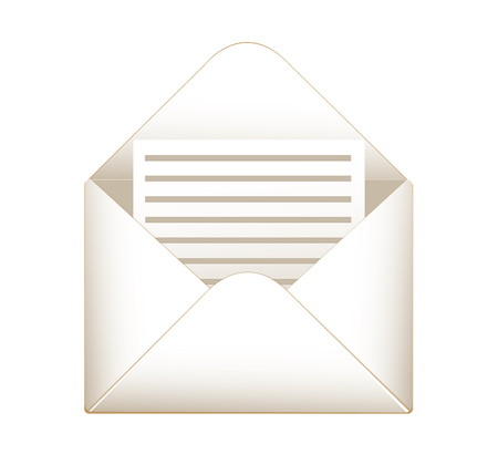 Open Envelope のイラスト素材