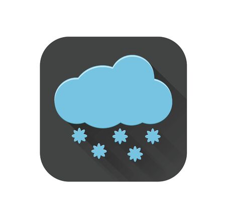 Snowfall Icon のイラスト素材