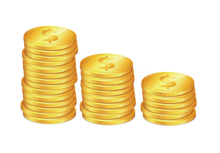Coins のイラスト素材