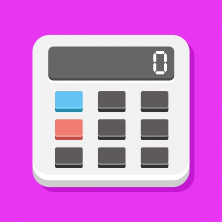 Vector Calculator Iconのイラスト素材