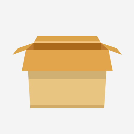 Vector Carton Box Iconのイラスト素材