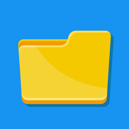 Vector Folder Icon のイラスト素材