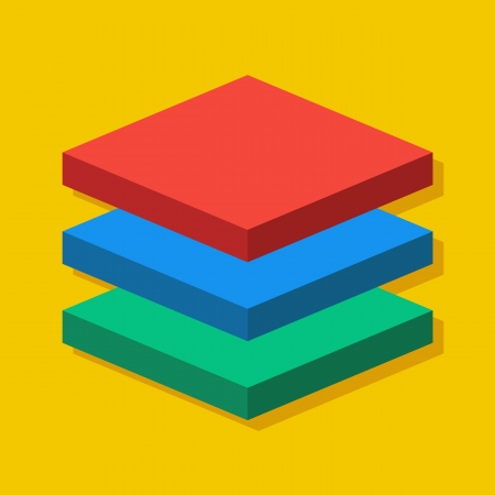 Vector Layers Icon のイラスト素材